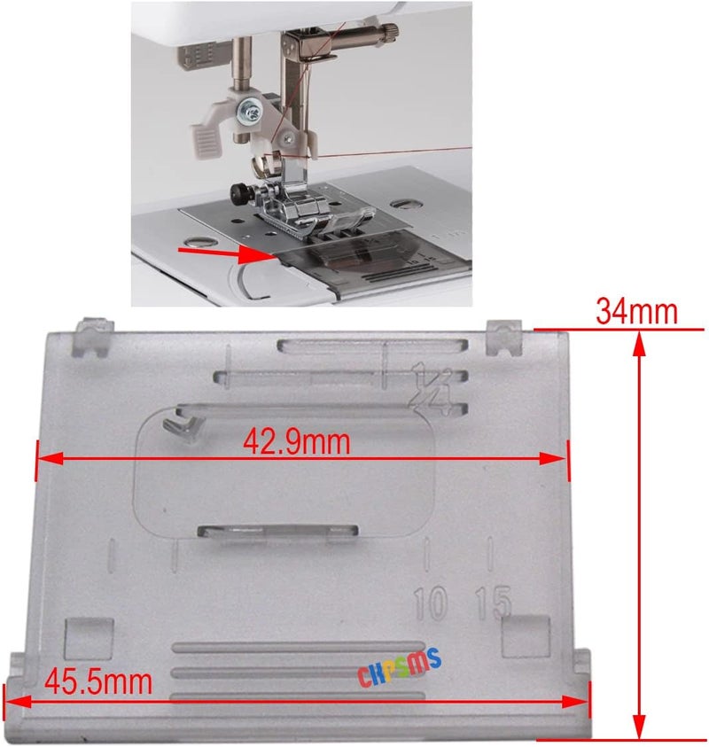 ckpsms Brand - 1PCS #XF2404001 Bobbin Cover Plate Compatible with/Replacement for Brother Brand BB370, BM2800, BM2800CT, BM2800FG, BM3550FG+ (1PCS) - Image 2